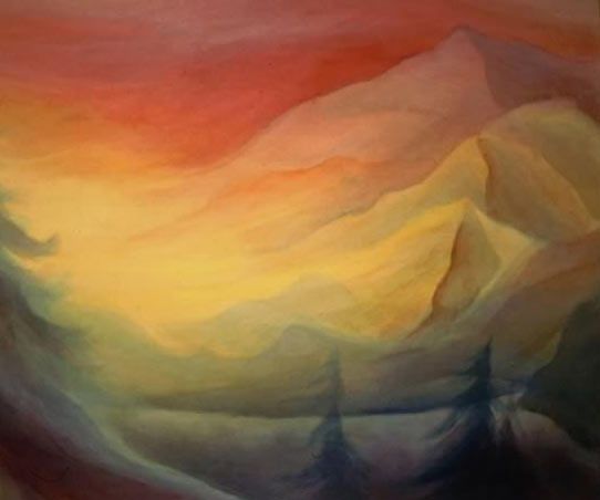 Painting by Ted Mahle, slide 2 of 6